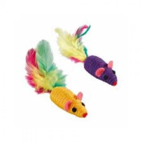 Jucarie soricel cu pene Gimborn